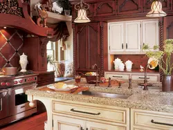 Photo of a Victorian style kitchen
