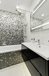 Black Mosaic Bathroom Design