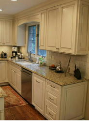 Ivory countertop kitchen photo