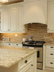 Ivory countertop kitchen photo