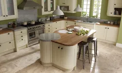 Ivory countertop kitchen photo