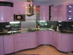 Photo of bent kitchen