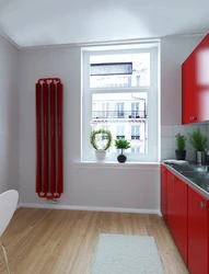 Heating Radiator For The Kitchen Photo