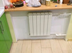 Батарея отопления на кухню фото
