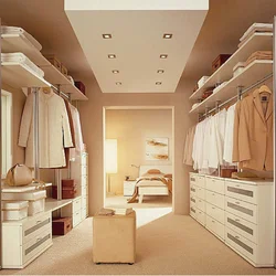 Dressing room with suspended ceiling photo