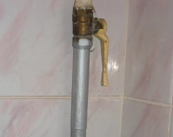 Gas tap in the kitchen photo
