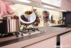 Apron for kitchen coffee photo