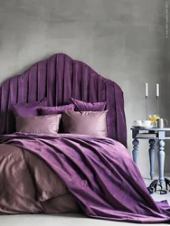 Спальня С Сиреневой Кроватью Фото