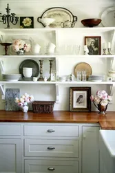 Kitchen Decor On Shelves Photo