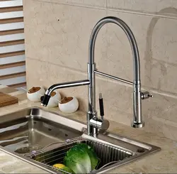 Kitchen sink faucet photo