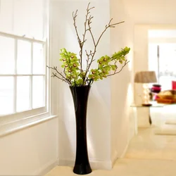 Artificial Flowers In The Living Room Interior Photo