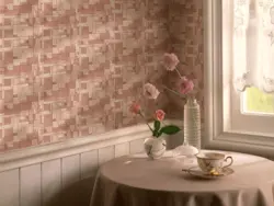 Пластиковая плитка для стен кухни фото