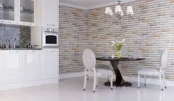 Plastic tiles for kitchen walls photo