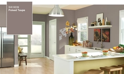 Цвет тауп в интерьере кухни фото