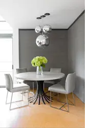 Gray kitchen table design