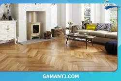 Photo of parquet in the living room photo