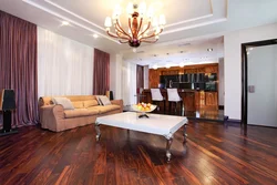 Photo of parquet in the living room photo