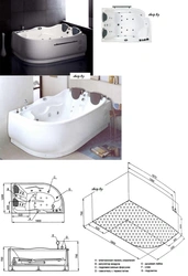 Baths and jacuzzi dimensions photo
