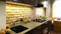 Kitchen design with gypsum tiles
