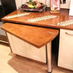Built-in kitchen table photo