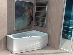 Acrylic bath photo with screen