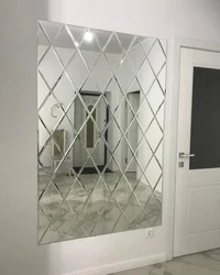 Mirror with bevel in the hallway photo