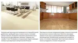 Синфи линолеум барои акси ошхона