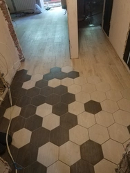 Hallway Tiles And Linoleum Photo