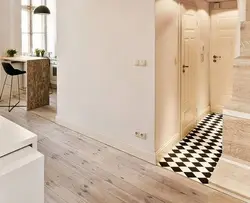 Hallway tiles and linoleum photo