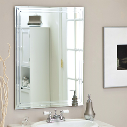 Inexpensive bathroom mirror photo