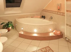 Встроенная ванная в плитке фото