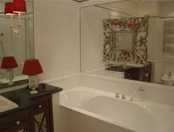 Built-In Tiled Bathroom Photo
