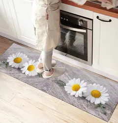 Round carpet in the kitchen photo