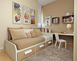 Teenager bedroom sofa design