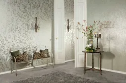 Non-Woven Wallpaper In The Hallway Interior