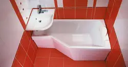 If the bathtub is larger than the bathroom photo