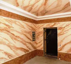 Types of Venetian plaster photos with names for walls in the apartment