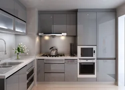 White aluminum kitchen photo