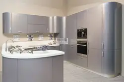 White aluminum kitchen photo