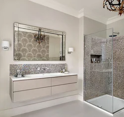 Bathroom silver design