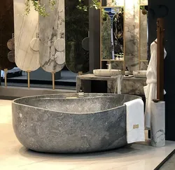 Дызайн ваннай з граніту