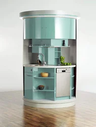 Small round kitchen design