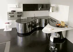 Small round kitchen design