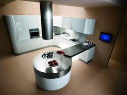 Small round kitchen design