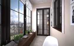 Балконная дверь в интерьере квартиры