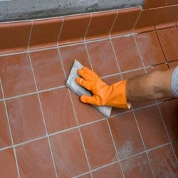 Bathtub grout photo