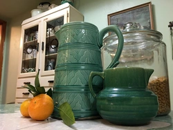 Jugs in the kitchen interior photo
