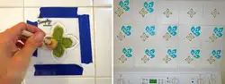 Updating bathroom tiles photo