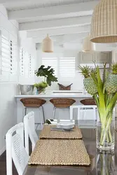 Photo Of Kitchen Interior With Wicker