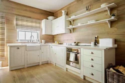 Kitchen milky wooden photo